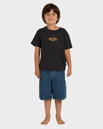 Billabong Groms Bad Dog Denim Short - Ocean Wash